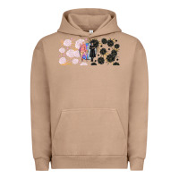 Pigment Burro gothic girl and colorful girl best friends with Urban Hoodie - TumblerDesignByShophia