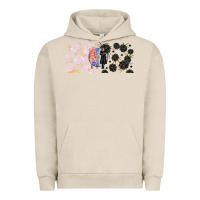 Pigment French Oak gothic girl and colorful girl best friends with Urban Hoodie - TumblerDesignByShophia