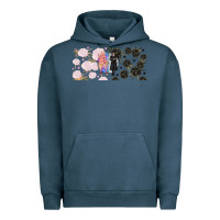 Pigment Midnight Navy gothic girl and colorful girl best friends with Urban Hoodie - TumblerDesignByShophia