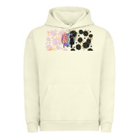 Pigment Pistachio gothic girl and colorful girl best friends with Urban Hoodie - TumblerDesignByShophia