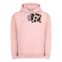 Pigment Salmon gothic girl and colorful girl best friends with Urban Hoodie - TumblerDesignByShophia