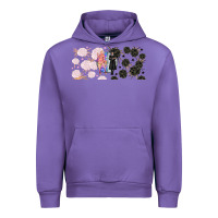 Tulip gothic girl and colorful girl best friends with Urban Hoodie - TumblerDesignByShophia