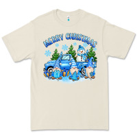 Bone merry christmas snowman gnomes truck Premium Tee - MaliasSmallBusiness