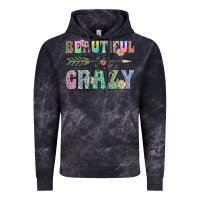 Cloud Black beautiful crazy Vintage Hoodie - CowhideDigitalArt