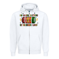 White social battery Zipper Hoodie - MaliasSmallBusiness