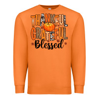 Carrot Thankful Grateful Blessed Premium Sweatshirt - MaliasSmallBusiness