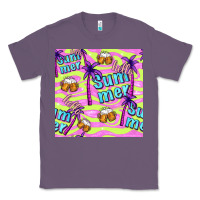 Lavender hello summer and beer seamless pattern Classic Tee - BundleAndBundleShop