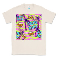 Natural hello summer and beer seamless pattern Classic Tee - BundleAndBundleShop