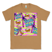Toasted Coconut hello summer and beer seamless pattern Classic Tee - BundleAndBundleShop