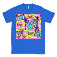 True Royal hello summer and beer seamless pattern Classic Tee - BundleAndBundleShop