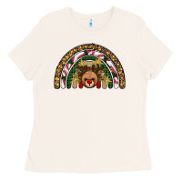 Bone reindeer rainbow christmas Ladies Tee - AdoDesignShop