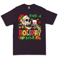Plum full of holiday spirit Premium Tee - MaliasSmallBusiness