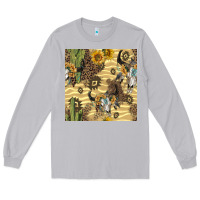 Moon Dust aztec bull skull Long Sleeve Tee - BundleAndBundleShop