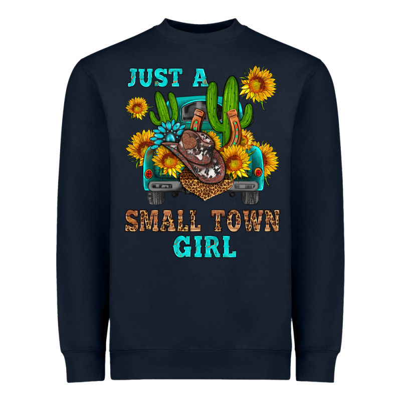 Just A Small Town Girl Heavyweight Sweatshirt by HRA Design Shop | Teevron