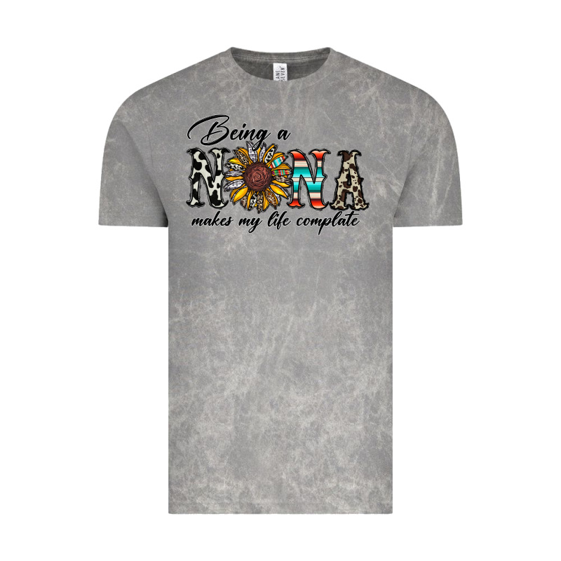 Being Nana Makes My Life Complate Vintage Tee by CowhideDigitalArt | Teevron
