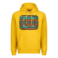 Lemon turquoise western background Premium Hoodie - Jasminsmagicworld