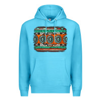 Ocean Blue turquoise western background Premium Hoodie - Jasminsmagicworld