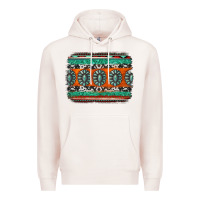 Pale Pink turquoise western background Premium Hoodie - Jasminsmagicworld
