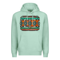 Seafoam turquoise western background Premium Hoodie - Jasminsmagicworld
