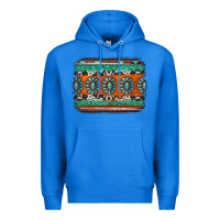 True Royal turquoise western background Premium Hoodie - Jasminsmagicworld