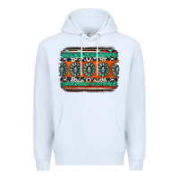 White turquoise western background Premium Hoodie - Jasminsmagicworld