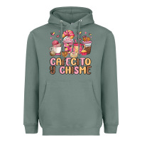 Sage cafecito y chisme Heavyweight Hoodie - MaliasSmallBusiness