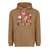 Toasted Coconut cafecito y chisme Heavyweight Hoodie - MaliasSmallBusiness