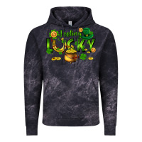 Cloud Black feeling lucky Vintage Hoodie - FaDigitalArtStudio