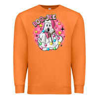 Carrot boo jee pink christmas ghost Premium Sweatshirt - MaliasSmallBusiness