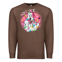 Chestnut boo jee pink christmas ghost Premium Sweatshirt - MaliasSmallBusiness
