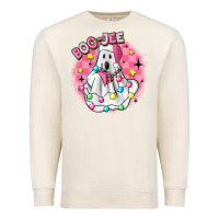 Sandshell boo jee pink christmas ghost Premium Sweatshirt - MaliasSmallBusiness