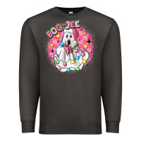 Smoke boo jee pink christmas ghost Premium Sweatshirt - MaliasSmallBusiness