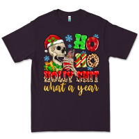 Plum ho ho holy shit what a year Premium Tee - MaliasSmallBusiness