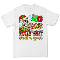 White ho ho holy shit what a year Premium Tee - MaliasSmallBusiness