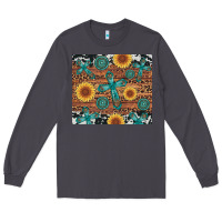 Smoke cross gemstone and sunflower Long Sleeve Tee - Artiststas