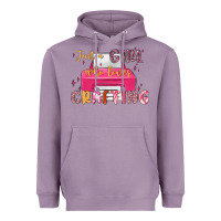 Lavender just a girl who loves crafting Heavyweight Hoodie - MaliasSmallBusiness