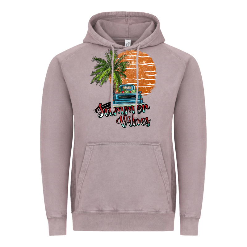 Summer Vibes Vintage Hoodie by SublimationCraftShop | Teevron