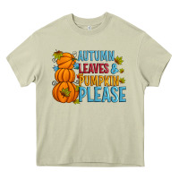 Mossy Autumn leaves and pumpkin please Heavy Core Tee - Artiststas
