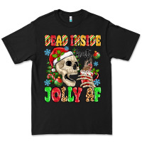 Black dead inside but jolly af Premium Tee - MaliasSmallBusiness