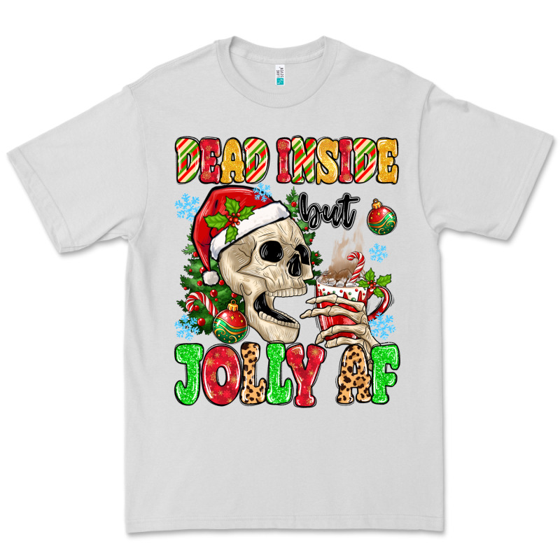 Dead Inside But Jolly Af Premium Tee by MaliasSmallBusiness | Teevron