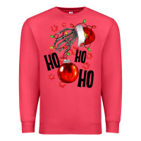 Cardinal Ho ho ho skeleton Premium Sweatshirt - NancyCooperArtShop