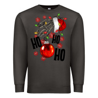 Smoke Ho ho ho skeleton Premium Sweatshirt - NancyCooperArtShop