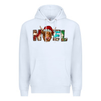 White noel highland cow Premium Hoodie - Jasminsmagicworld