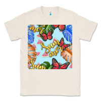 Natural summer and leaf seamless pattern Classic Tee - BundleAndBundleShop