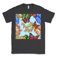 Smoke summer and leaf seamless pattern Classic Tee - BundleAndBundleShop