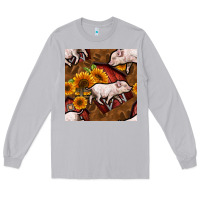 Moon Dust pig and barn Long Sleeve Tee - BundleAndBundleShop