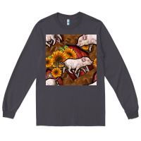 Smoke pig and barn Long Sleeve Tee - BundleAndBundleShop