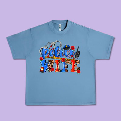 Police Wife Urban Heavy Tee Designed By Adodesignshop