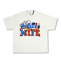Pistachio police wife Urban Heavy Tee - AdoDesignShop
