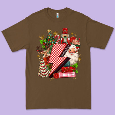 Premium Tee christmas season lightning bolt